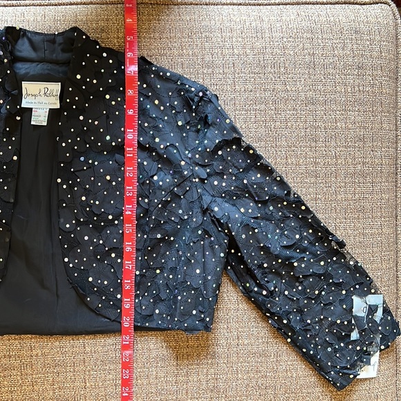 Joseph Ribkoff Black Lace Midi Dress - Picture 14 of 16